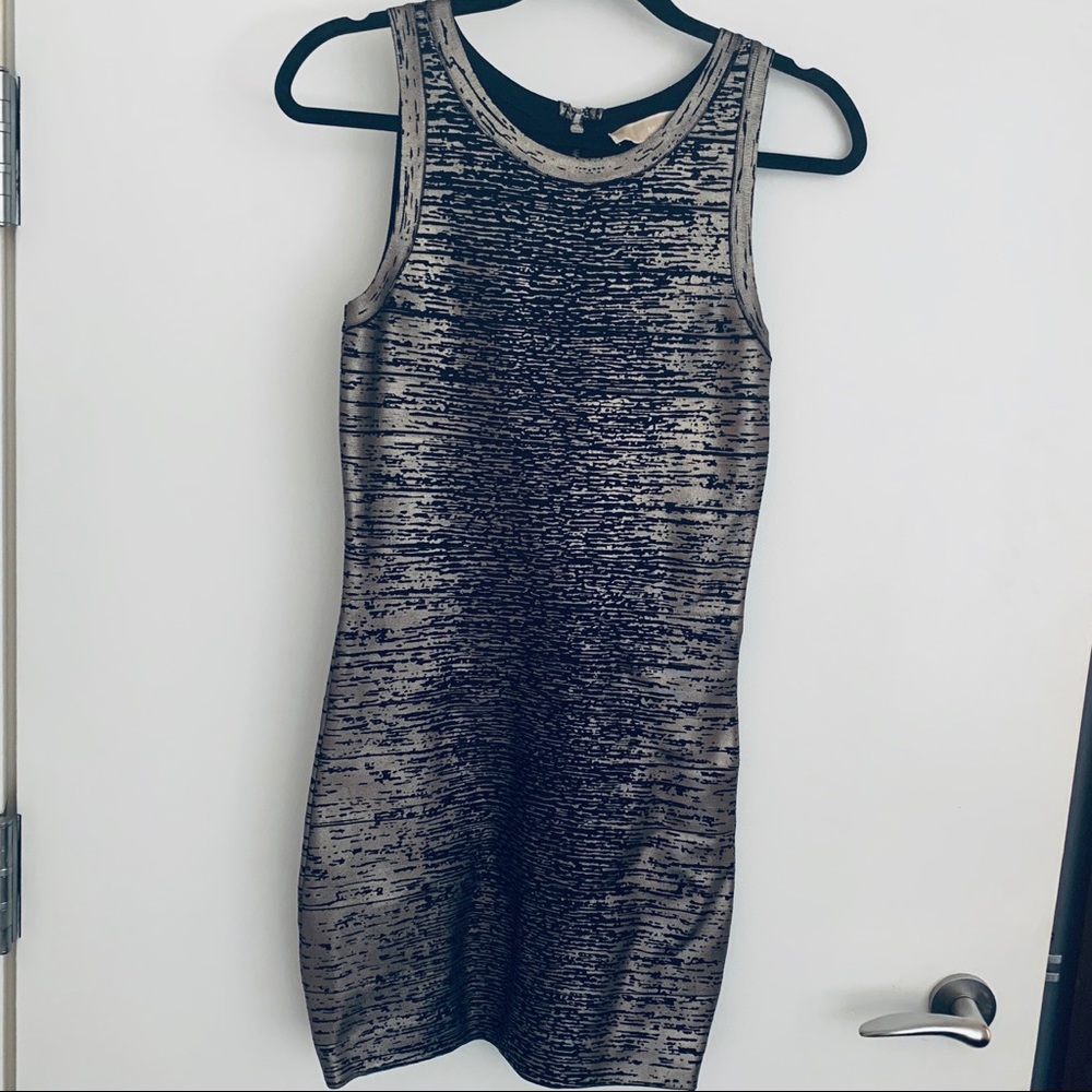 Michael Kors Coated Bandage Dress